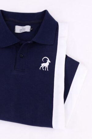 Striped polo shirt