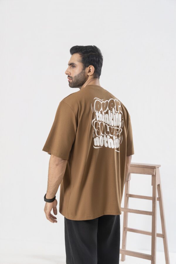Brown oversized T-shirt - Image 2