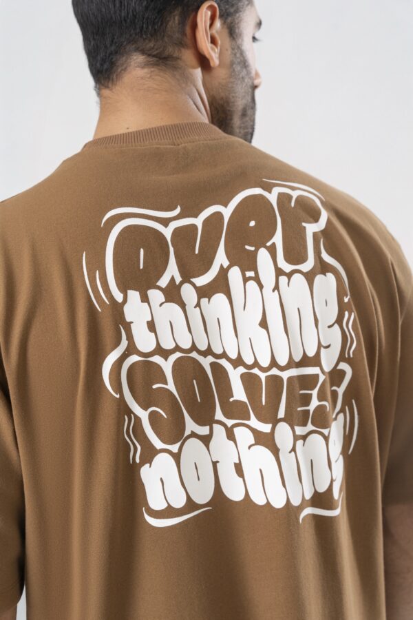 Brown oversized T-shirt - Image 6