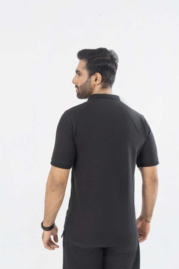 Black polo shirt - Image 4