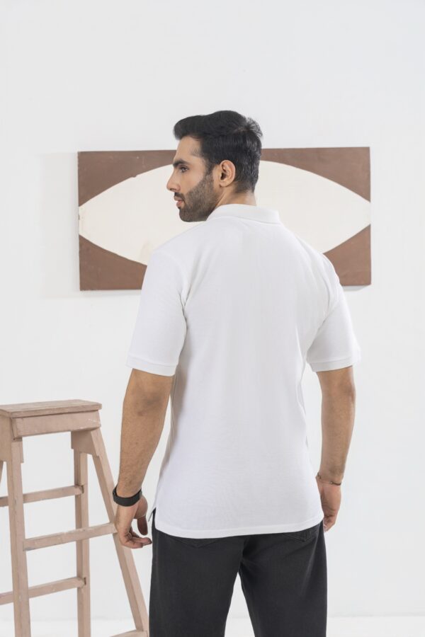 White polo shirt - Image 3