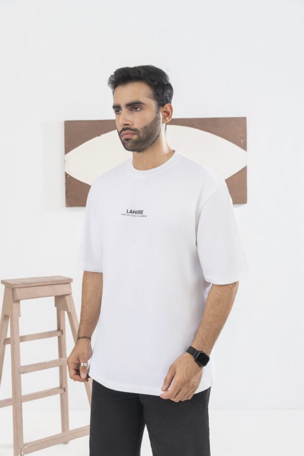 White oversized T-shirt